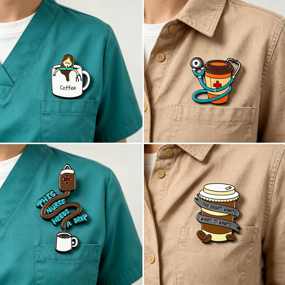 Medical Lab Coats - Medical Nurse Life Enamel Pin Humorous