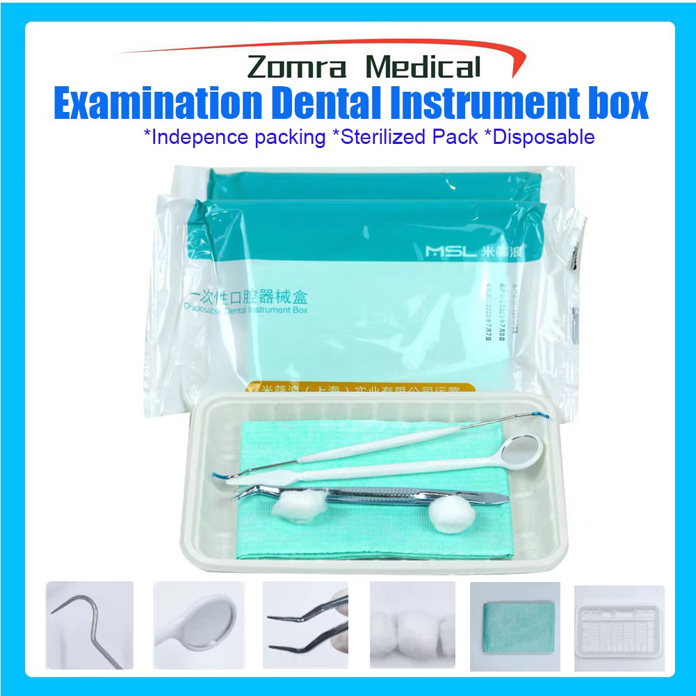 Dental Mirror Probe - 200Packs Single Use Disposable Dental Examination