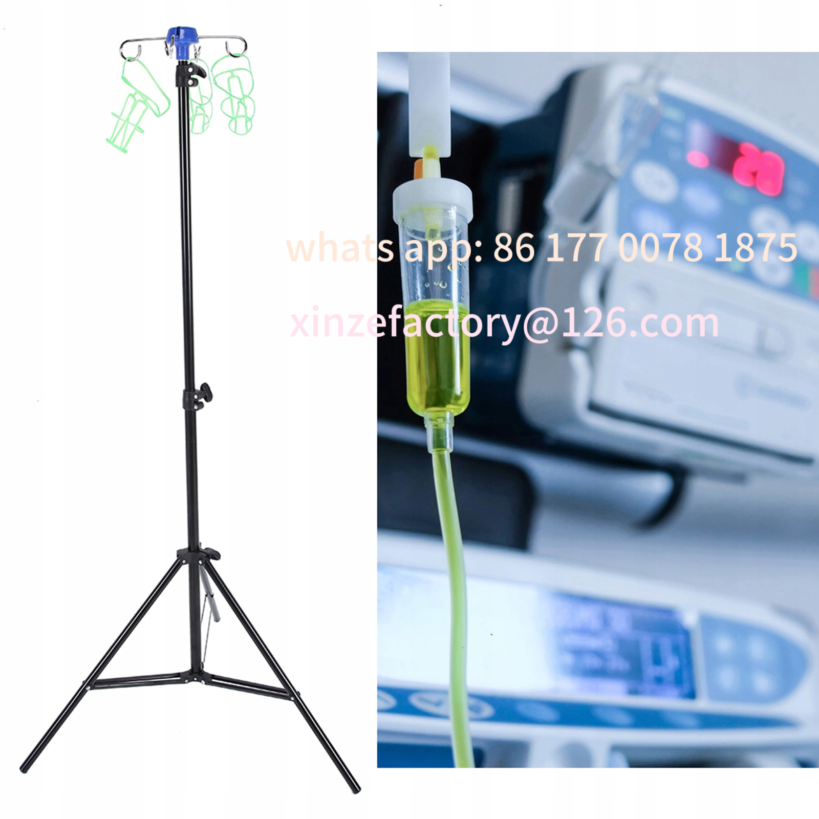 Customizable Foldable IV Pole  - Iv Infusion Pole review and price