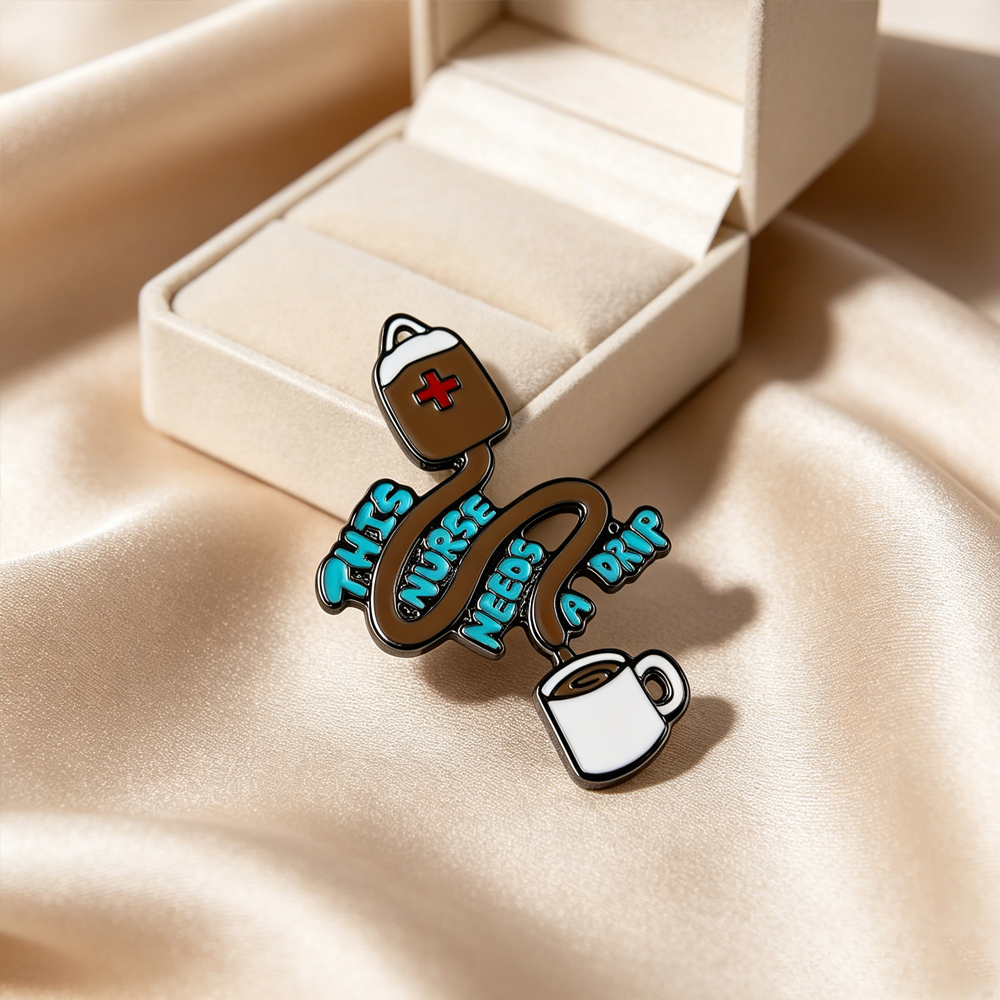 Medical Nurse Life Enamel Pin  - Medical Lab Coats review and price