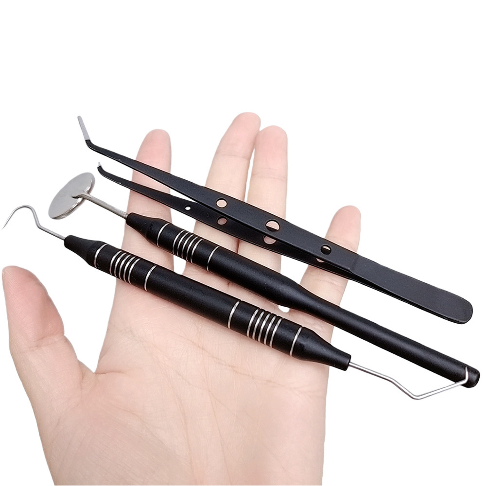 Dental Black & Gold Stainless  - Dental Mirror Probe review and price