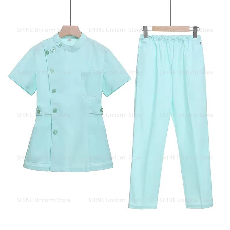 Pink Short Scrubs Set Nurse Do - Medical Lab Coats review and price