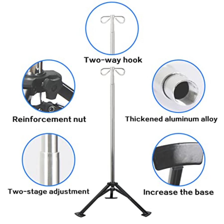 Portable Iv Pole pad Retractab - Iv Infusion Pole review and price
