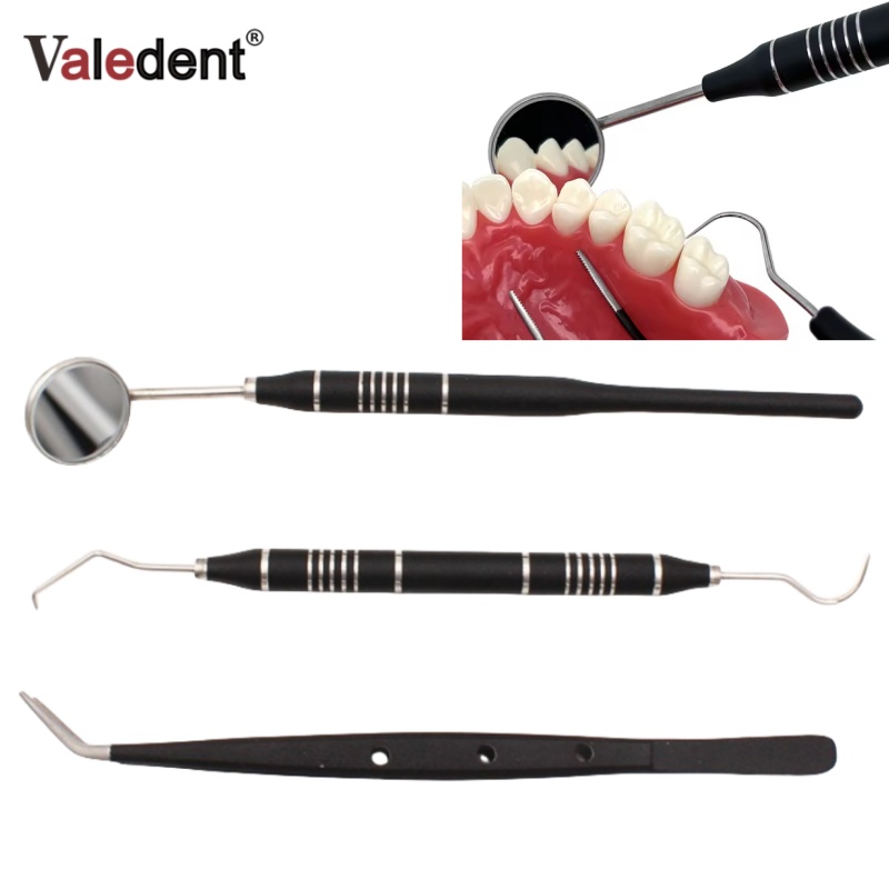 3Pcs/set Dental Mirror kit Mou - Dental Mirror Probe review and price