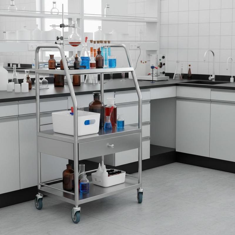 Medical Trolley 23.6x15.7x33.4 - Medical Lab Design review and price